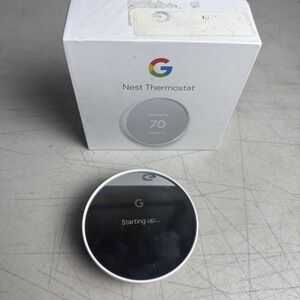 Google Nest Smart Thermostat, Snow - GA01334-CA TESTED